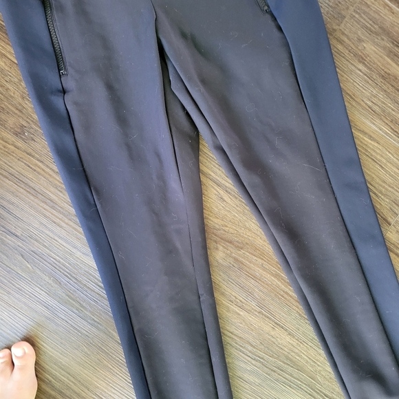 ATHLETA Stellar Tight Pants Black Blue Women's Medium Stretch Pockets - Picture 4 of 14